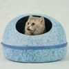 China products custom Felt fabric indoor pet bed cat cave cage house