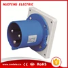 German industrial standard IP44 industrial power panel mounted plug socket