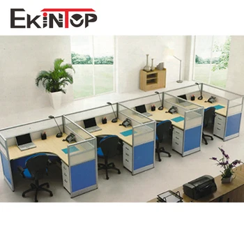 Good Quality Best Mobile Office Workstation For 4 People Good Quality Best Mobile Office