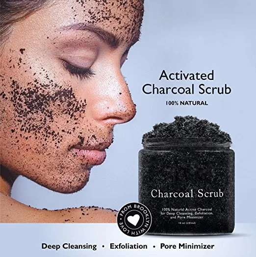 Best Selling Activated Charcoal Body Scrub For Exfoliating And Skin