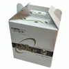 Gold foil printing corrugated paper packing box for coffee bean carry on sale