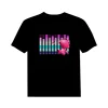 Factory Supply Attractive Price Flashing EL Panel Led T Shirt For Christmas Party