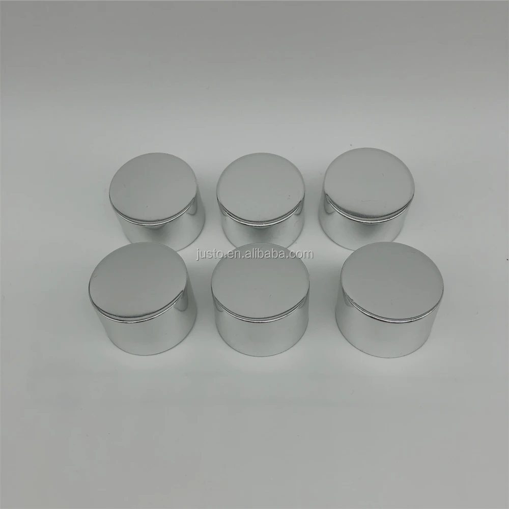 24mm Silver Aluminum Cover On Plastic Screw Top Caps Lids For Pet ...