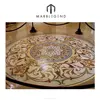 Custom Engineering marble inlay flooring design