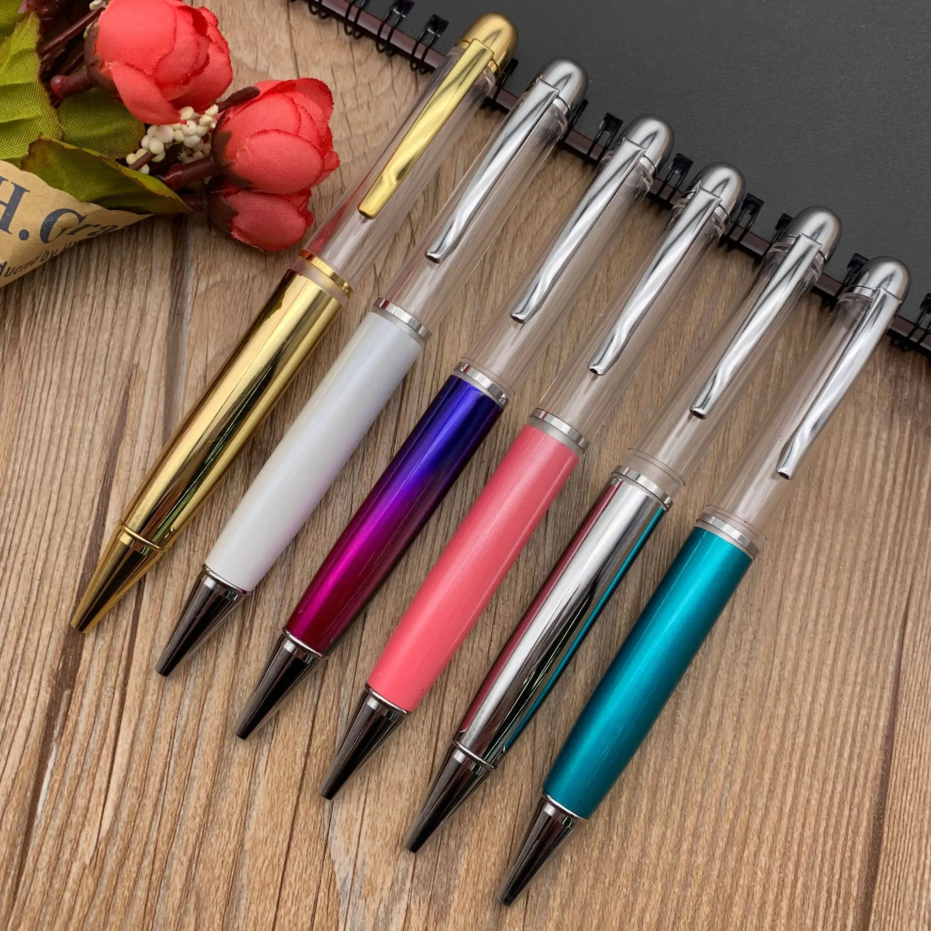 Vulgar day of the week glitter ball point pen set 1.0mm