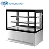 new refrigerated cooling display cabinet square commercial display case cabinet cooler bakery display
