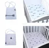 Wholesale high quality 100% organic cotton baby fitted crib sheets