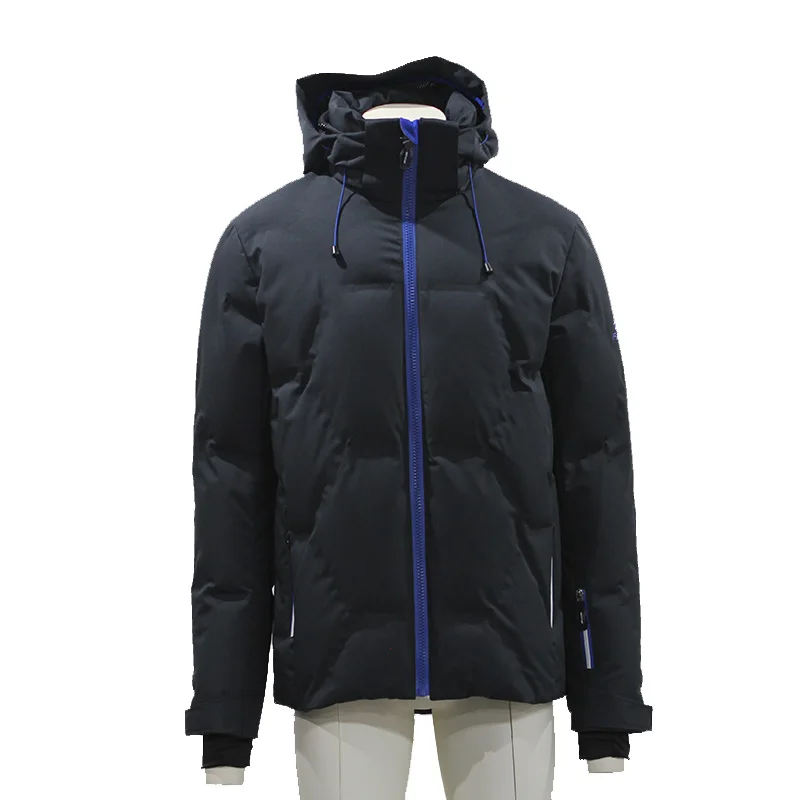 Herren Winter Kapuze Sleek Unten Jacke Shiny Benutzerdefinierte Einfache Nahtlose Ente PXZikTOu
