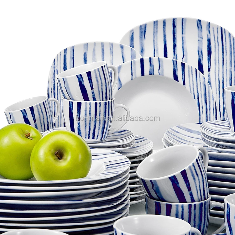 Patterned Dinnerware Sets Square Dining Plate Set - Buy Dining Plate