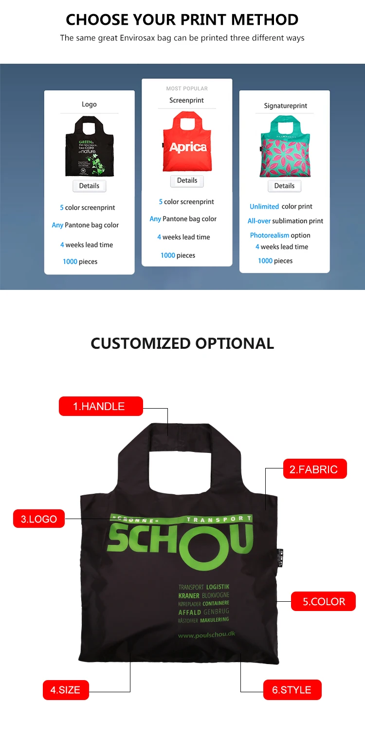 Good Quality Nylon Material Tote Bags With Custom Printed Logo - Buy Custom Bags With Logo ...