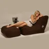 modern lime waterproof bean bag sectional sofa