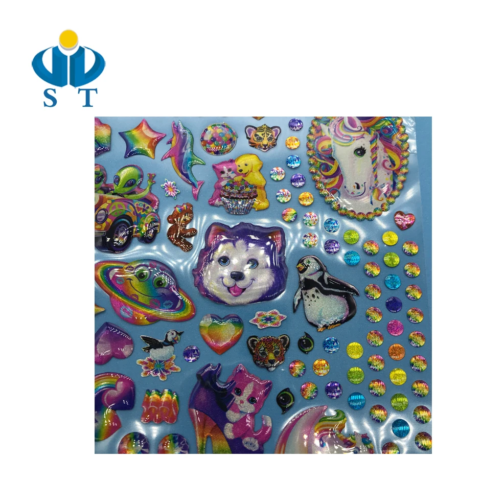 Epoxy Resin Domed Gel Stickers With Silk Screen Printing Buy Bubble