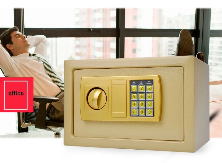 Solid Steel Construction Double Deadbolt Lock Hidden Wall Anchoring