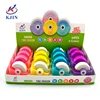 Wholesale auto tyre shape pencil eraser for kids Customized shape TPR eraser set for school