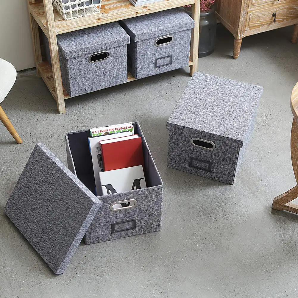Hot Sell Ecofriendly Foldable Office Document File Storage Cube With