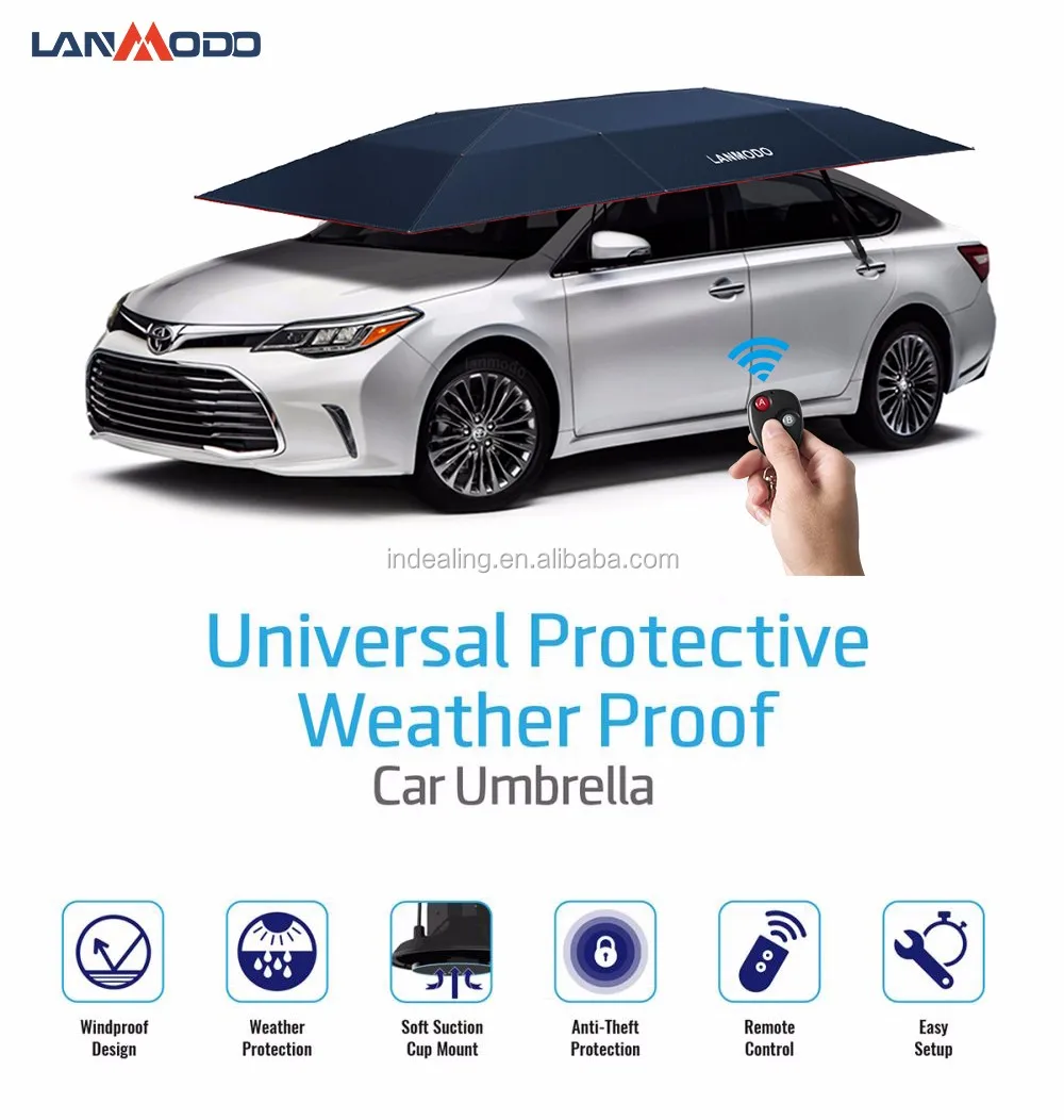 Patent Holder Lanmodo 1st Generation Outdoor Car Parking Covers Portable Folding Insulated Car