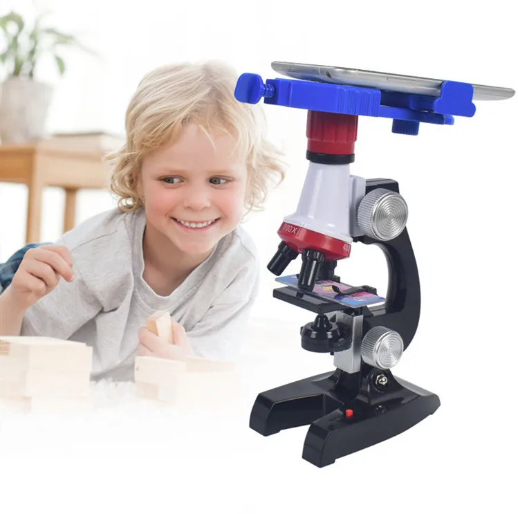 1200 X Students Science Educational Kids Microscope Set With Mobile ...