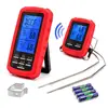 Wireless Remote Digital Kitchen Probe Cooking Food Meat Thermometer with Dual Probes For Smoker Grill BBQ Thermometer