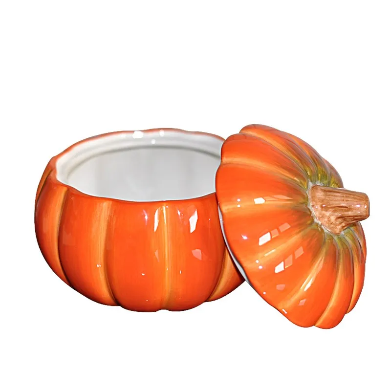 Wholesale Classic Ceramic Pumpkin Cookie Candy Jar Buy Pumpkin Jar