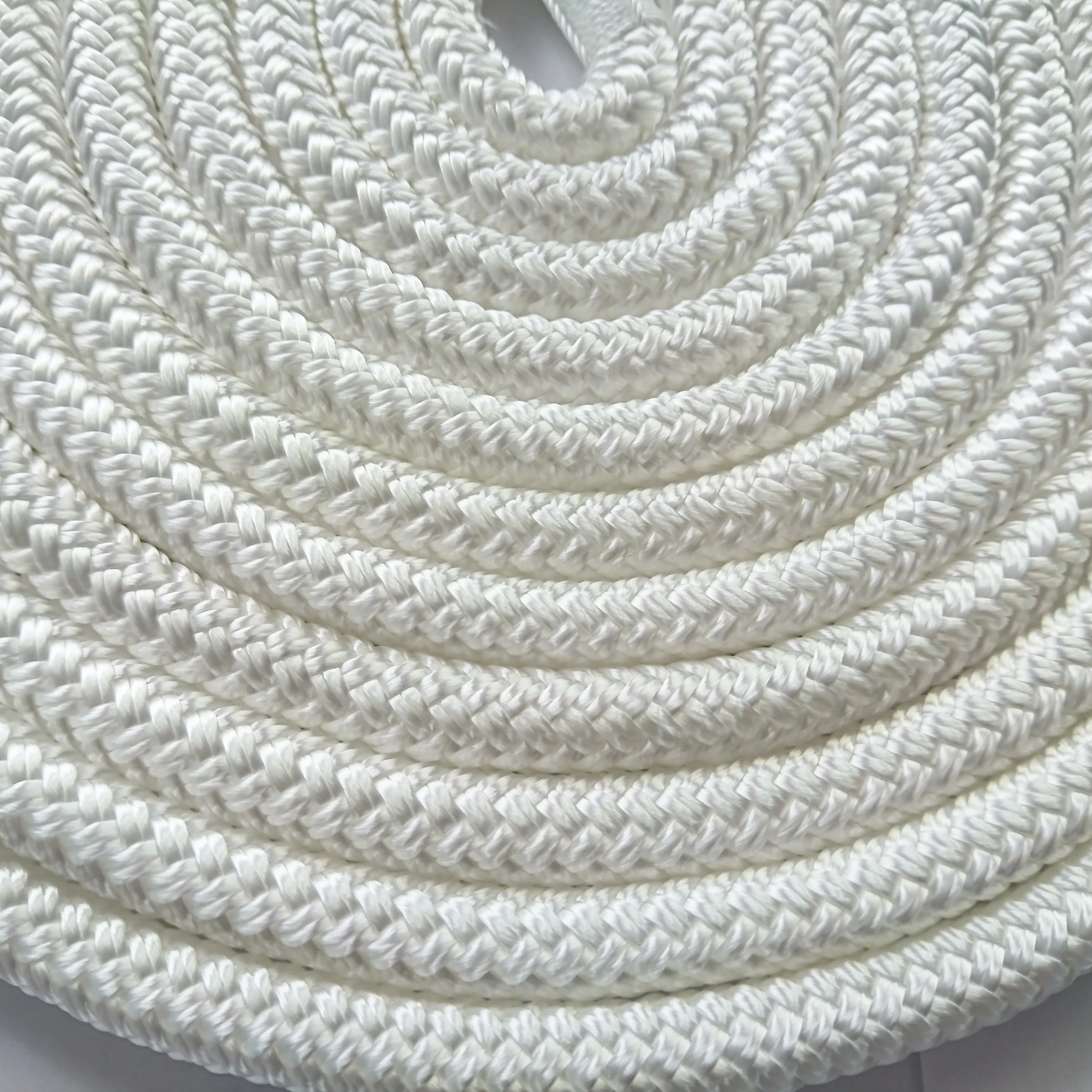 High performance customized package and size Double Braided line Nylon,polyester dock line for yacht, boat