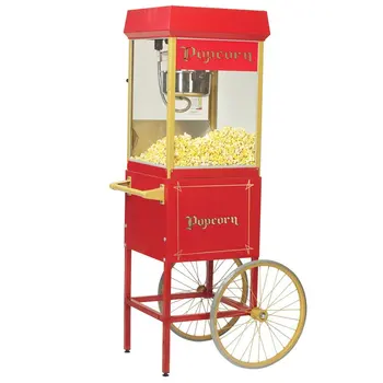 10 oz popcorn machine with cart