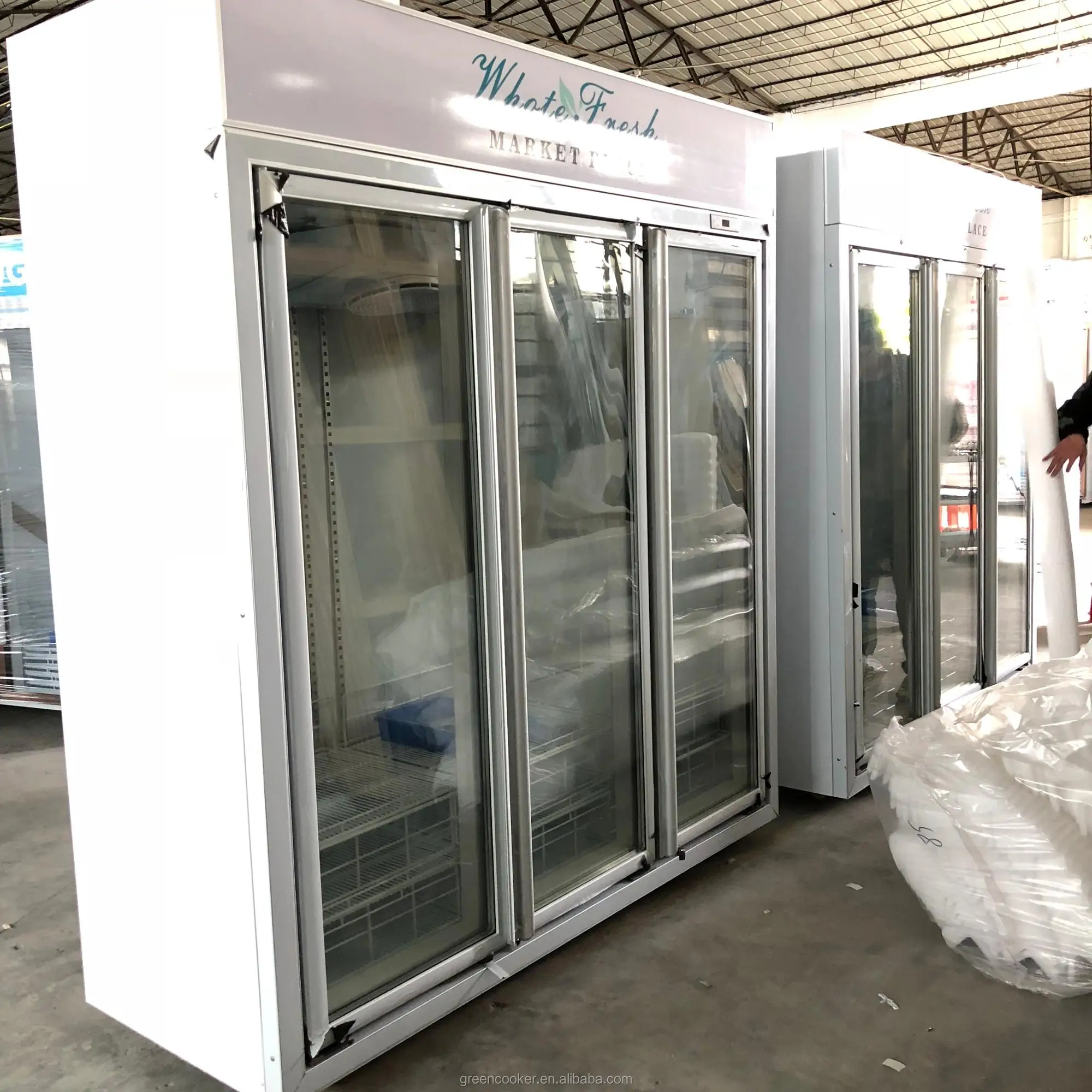 Commercial Upright Glass Door Freezer/supermarket Refrigerator Buy