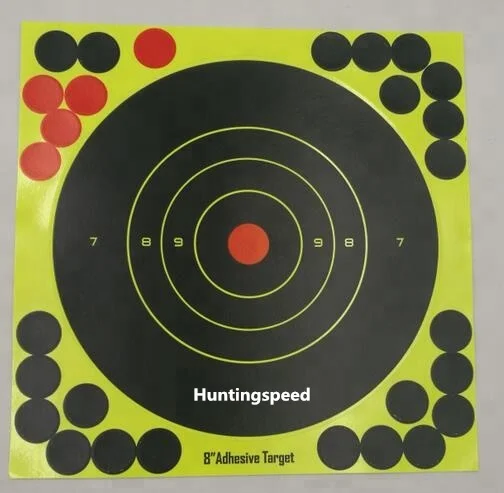 8 inch self adhesive shooting sputter target