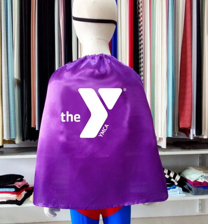 Wholesale Kids Superhero Halloween Decoration Costume Red Capes And