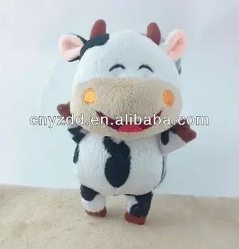 cow plush keychain