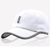 Baseball Running Man Caps Hard Hat Man Mesh White United Cap