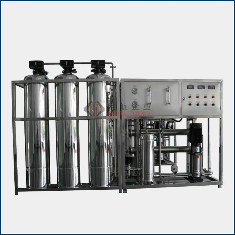 YH 1000LPH RO Water Treatment Equipment Price Laundry Water Recycling System Deep Well Water Purification