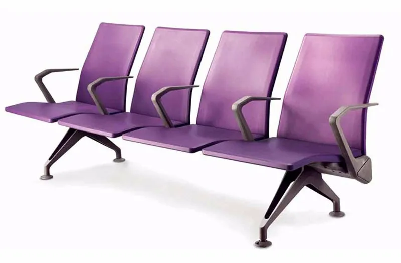 Airport Public Steel Waiting Room Chair With Pu Cushion Public Chair