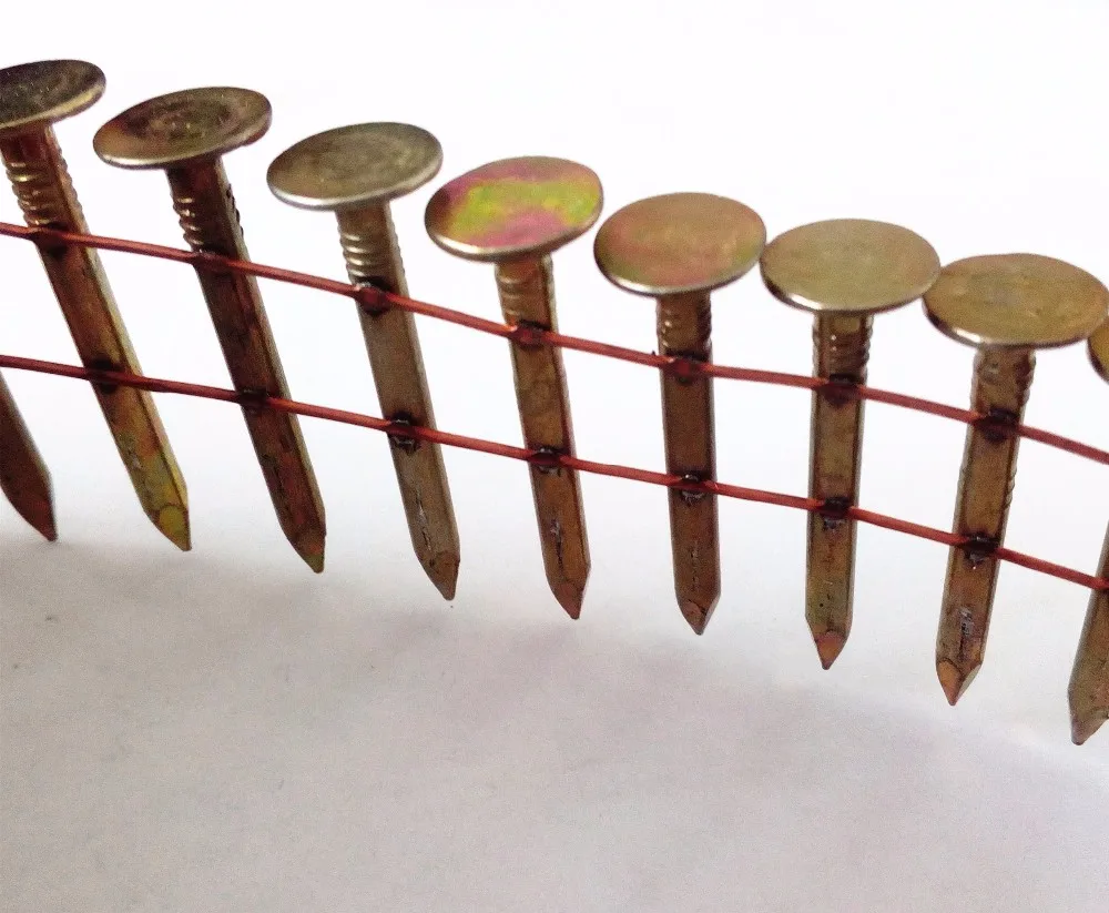 Yellow Zinc Coated Roofing Coil Nails Factory Buy Yellow Zinc Screw