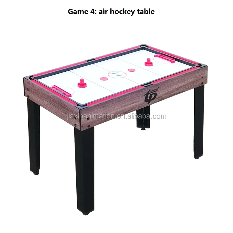 foosball and air hockey combination table