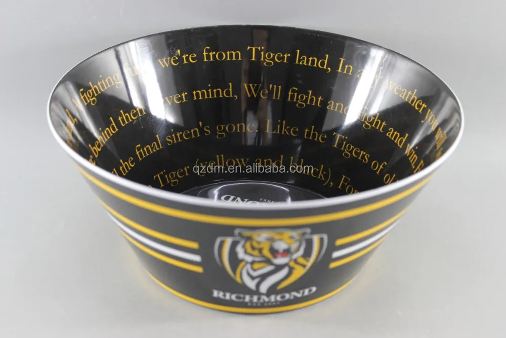 Inside and Outside Print Melamine salad bowl Foodgrade