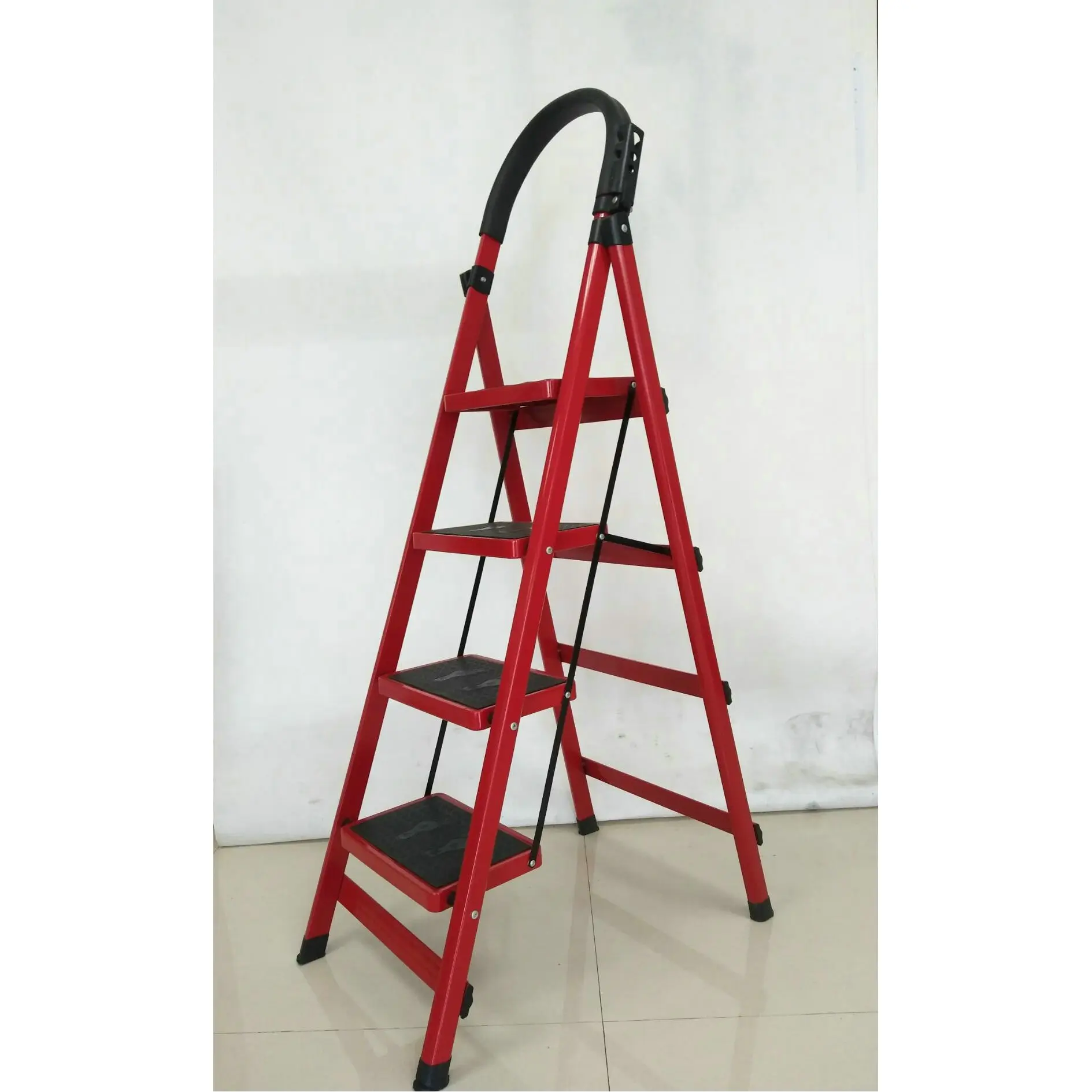 Soyoung 4 Step Household Folding Steel Step Ladders With Lightweight ...