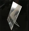 Processing custom transparent plexiglass plastic pmma acrylic tent card advertising