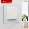 crystal glass electrical wall rocker switch safe and energy saving for smart home