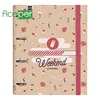 office supplies A4 school folder with memo pad 4D ring binder