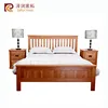 double solid oak furniture wooden double bed designs