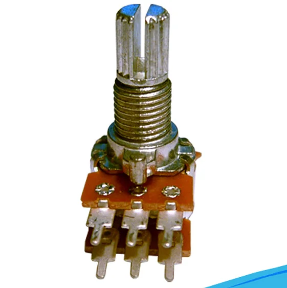 13mm Metal Shaft Carbon Film Dual Potentiometer Buy Dual Concentric