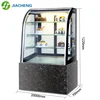 Jiacheng air cooled cake bread dessert display showcase freezer refrigerator cooler, curve glass