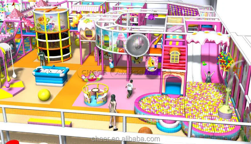 Cheer Amusement Sweet Candy Funland Indoor Children Park, View kids