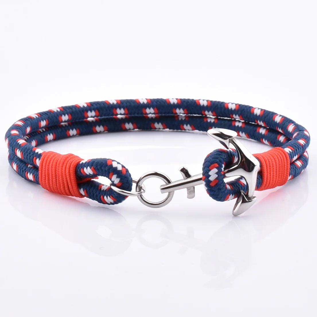 Wholesale Manufacturer Jewelry Anchor Nautical Rope Mens Bracelets