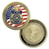 2017 Best Selling Bronze Color Custom Metal Stamping USA FBI Challenge Medal Coin