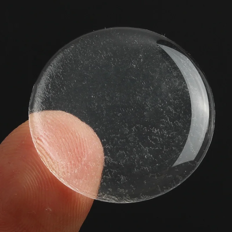 Round Clear Epoxy Stickers 1 Inch Transparent Epoxy Resin Stickers