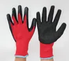 10 Gauge 5 threads red shell latex abrasion work gloves