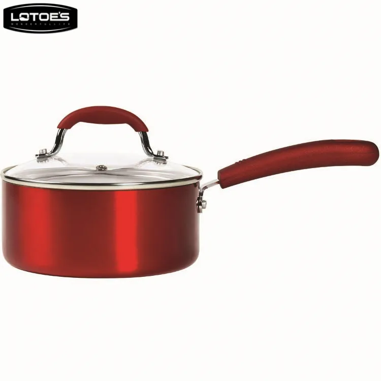 BELLA LINEA Large Saucepan RED-WHT