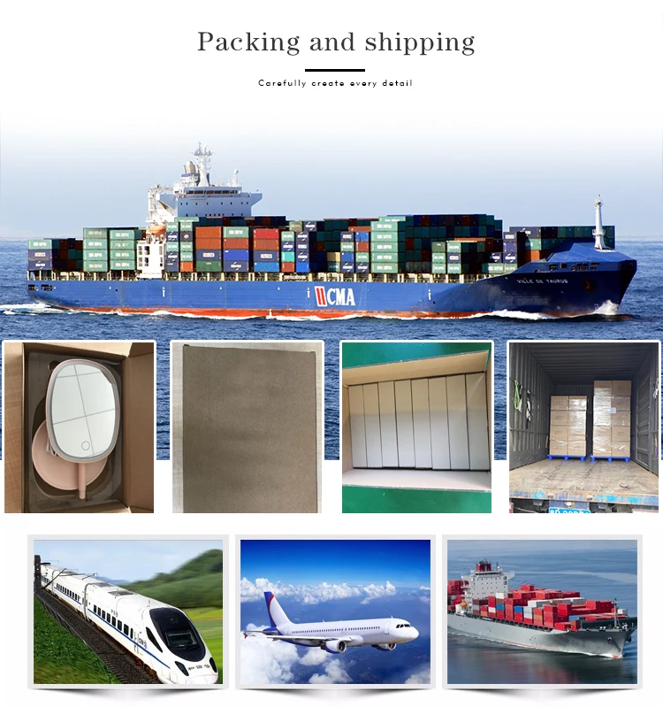 Smart Make Up Lighted Makeup Led Double Side Mirror