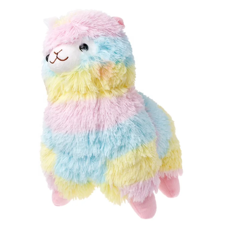 amuse alpacasso rainbow alpaca plush